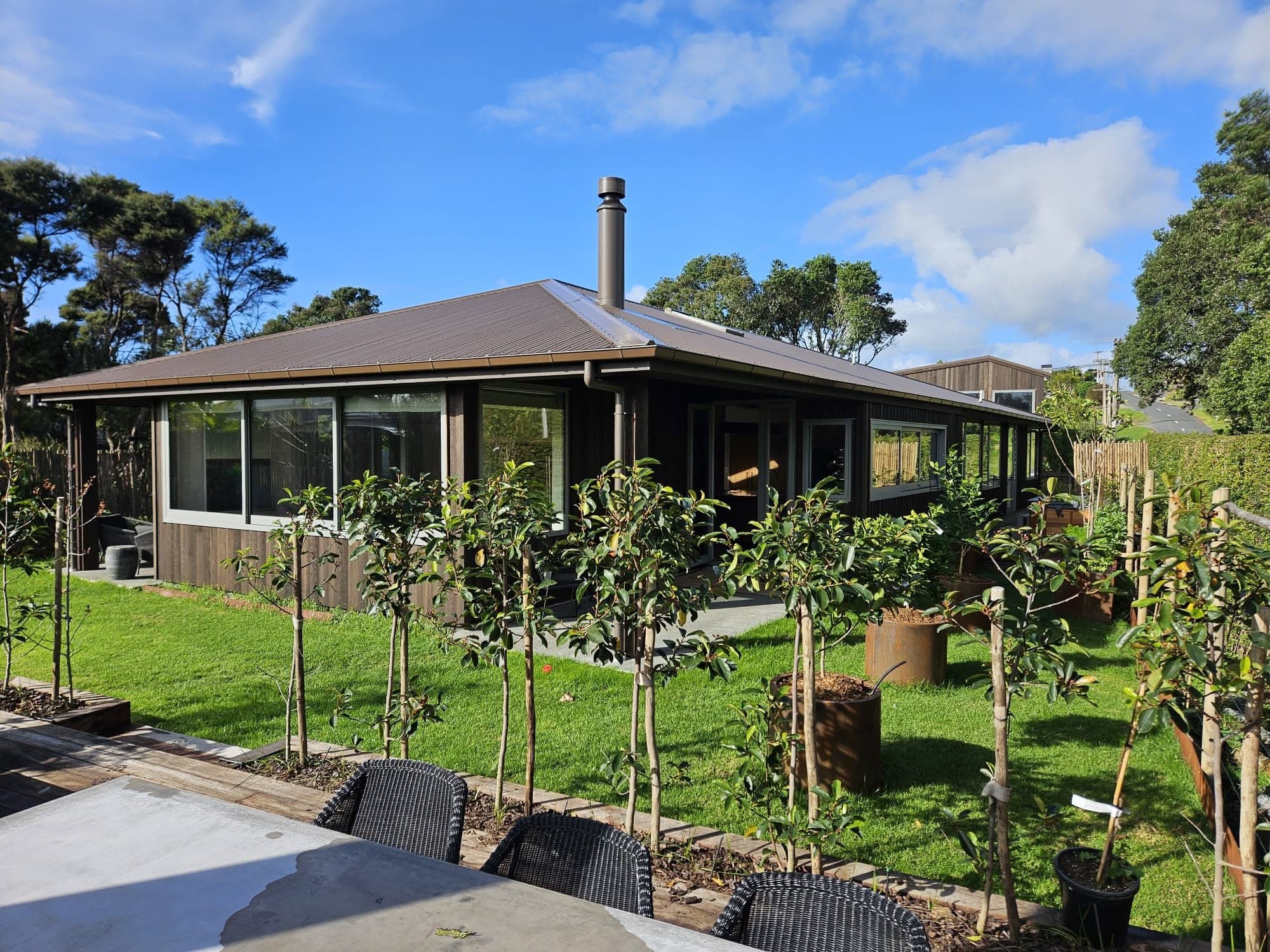 Established home exterior with established garden